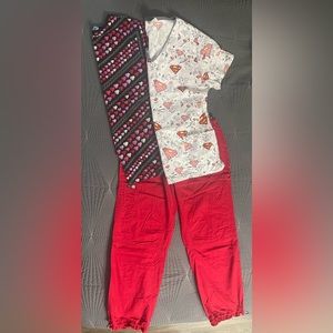 Work Scrubs Women’s Size Medium‎ Tops and Medium Petite Pants